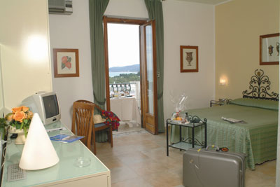 Come si presenta una camera dell'Hotel