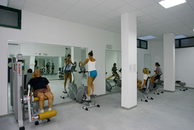una delle possibili attività sportive del Resort ... La palestra