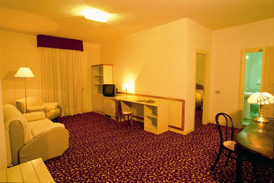 Immagine di come si presentano le camere dell'hotel