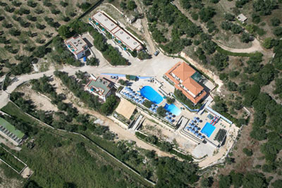 Foto panoramica sul Residence 3 stelle Il Falco