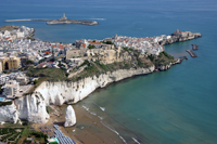 Vieste vista dall'alto