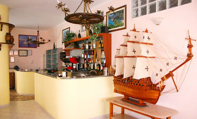 La sala BAR dell'Hotel