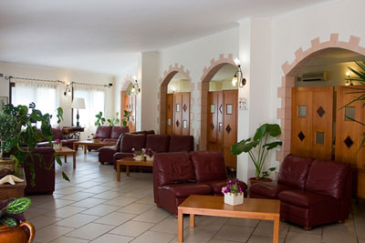 L'area salottini all'interno del villaggio