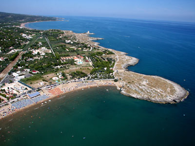L'area del residence ripresa dall'alto
