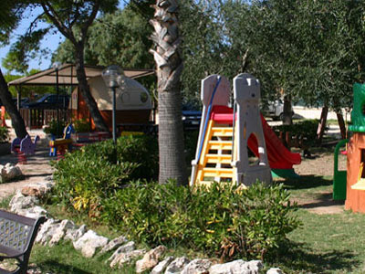Il parco giochi a disposizione dei clienti