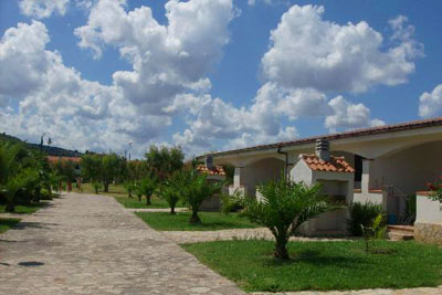 Una foto panoramica esterna del Villaggio