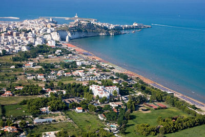 Immagine aerea dell'area del Villaggio Hotel Rendez Vous
